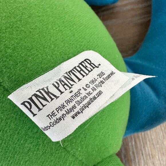 Vintage 2005 The Pink Panther Plush Aardvark Stuffed Animal Toy 15" Rare Nanco - Picture 7 of 11